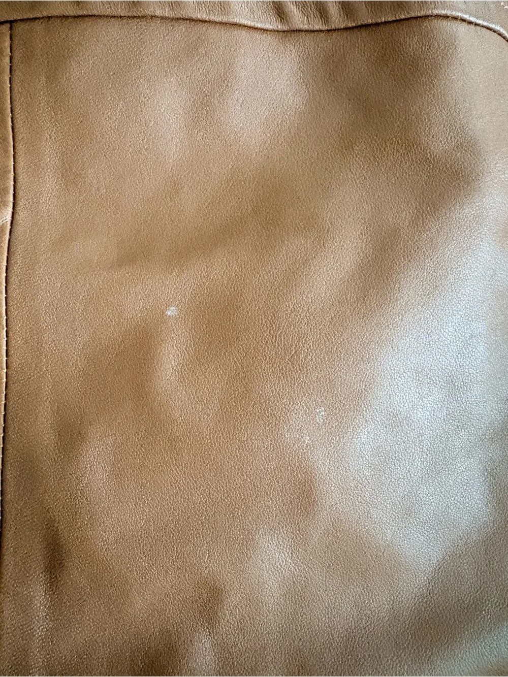 MICHAEL Michael Kors Lamb Leather Moto Jacket Brown XL